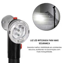 Bengala Dobrável com Apoio Lateral e Luz Led