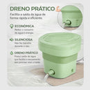 Mini Máquina de Lavar Roupas Portátil 9 Litros