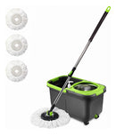 Mop Spin Pro 3 em 1 Mop Giratório Cesto Inox