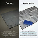 Manta Térmica Dobrável Camping Isolante Impermeável Portátil