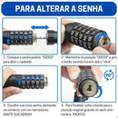 Corrente Cadeado Para Bicicleta Com Senha 5 Digitos