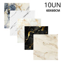 Kit 10 Placas Adesivas Marmorizadas 3D Vinílicas