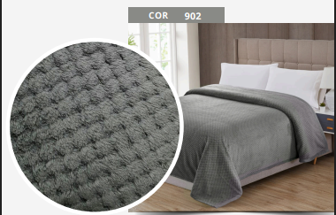 Cobertor Fleece Bold Texturizado Manta