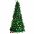 Árvore de Natal Decorativa 50 cm em Fio Metálico – Dourada, Prata, Verde ou Vermelha