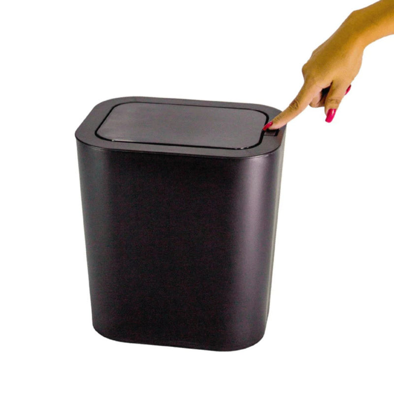Kit Lixeira Click 12L (com refil) + Saco de Lixo 15L Citronela