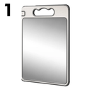 (PROMO GRUPO) Tábua de Corte 2 em 1 Inox e Fibra de Trigo Ultra Resistente