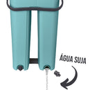 Kit Limpeza Perfeita Mop Flat + Rodo Mágico