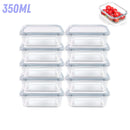 Marmita Hermética de Vidro Micro-ondas e Congelador