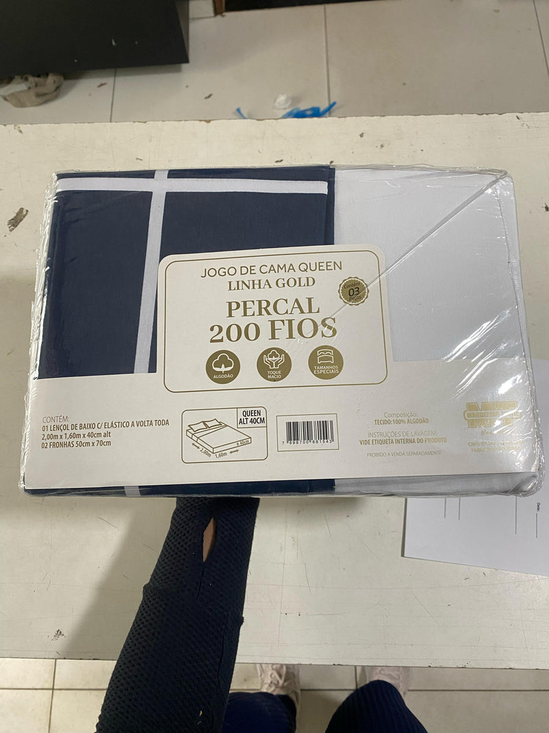 Jogo de Cama Conjunto Percal