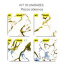 Kit 10 Placas Adesivas Revestimento Autocolante 60x60