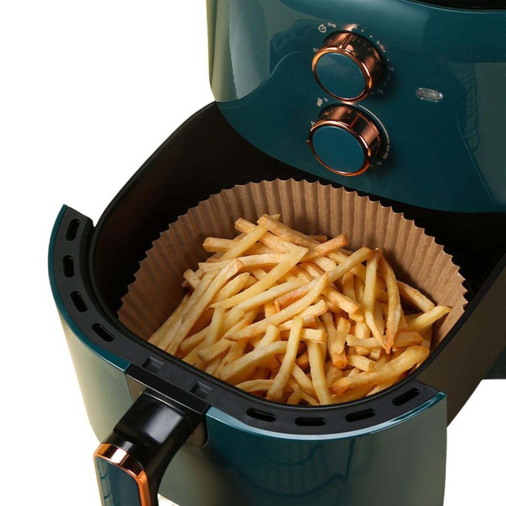 Forma De Papel Descartável Para Fritadeira Air Fryer 50 Unidades