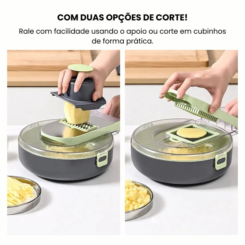Cortador Ralador 9 em 1 Multifunção