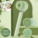 Escova de Banho Elétrica 5 em 1 Limpa Esfolia Massageia Ensaboa