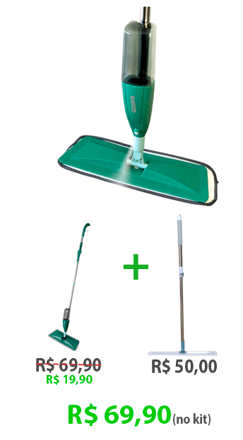 Combo Mop Spray + Rodo Mágico