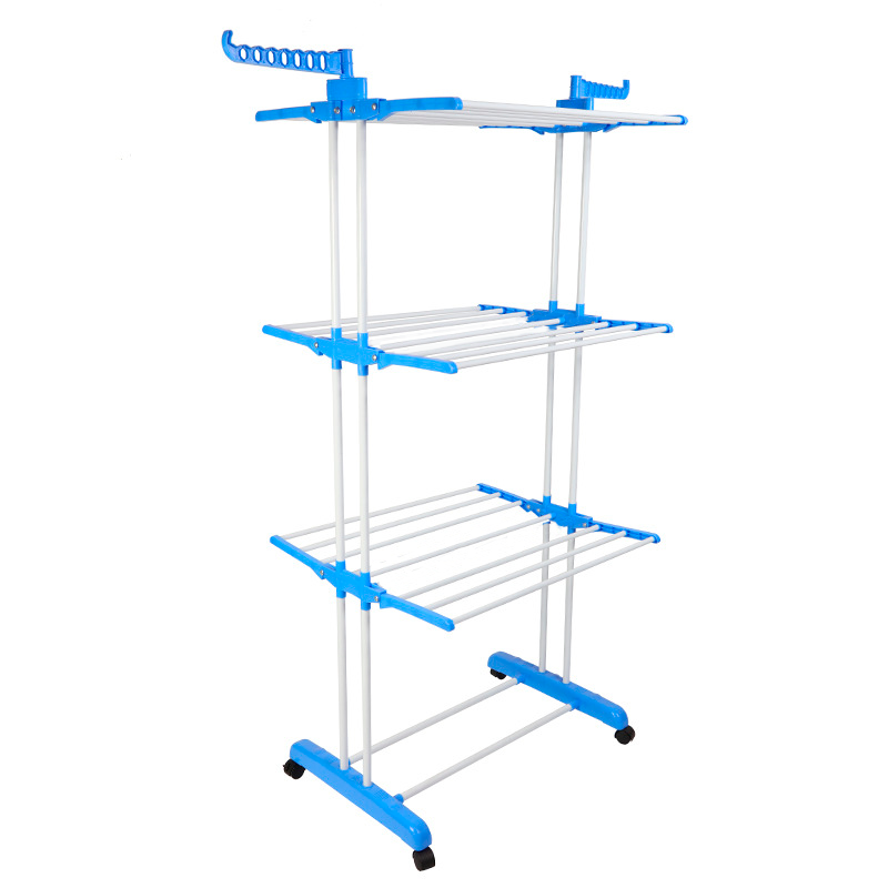 Varal Torre Retrátil 3 Andares com Rodinhas + Resistente