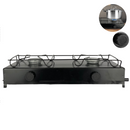 Fogão Portatil 2 Bocas Gás Camping Camper Casa Mesa Pesca Cozinha