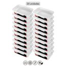 Jogo de potes kit Hermetico Alimentos Marmita Fit c/ Travas